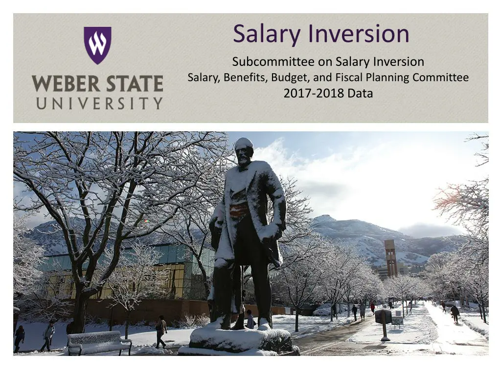 salary inversion subcommittee on salary inversion n.w