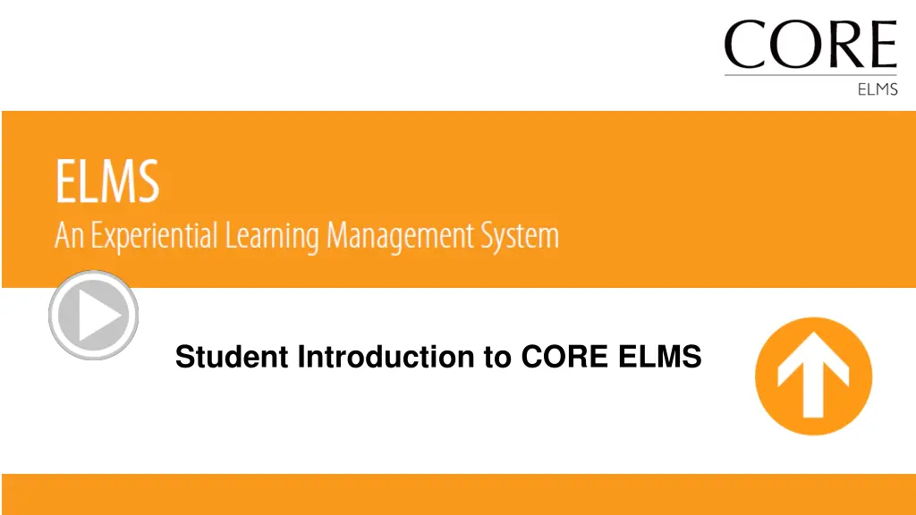 student introduction to core elms n.w