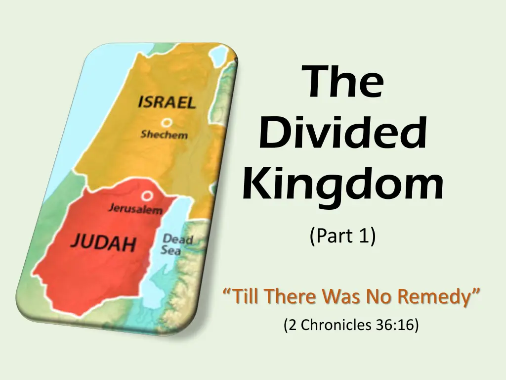 the divided kingdom n.w