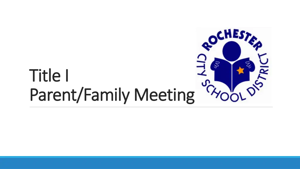 title i title i parent family meeting parent n.w