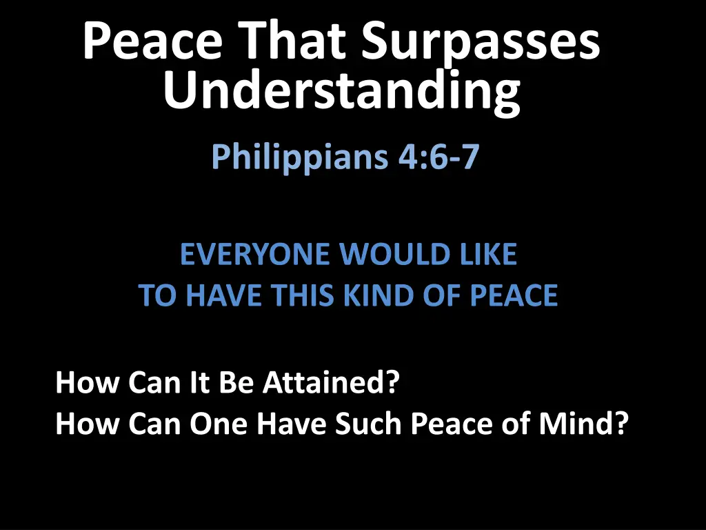 peace that surpasses understanding philippians n.w