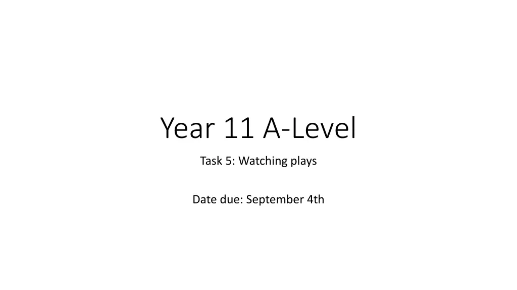 year 11 a level n.w