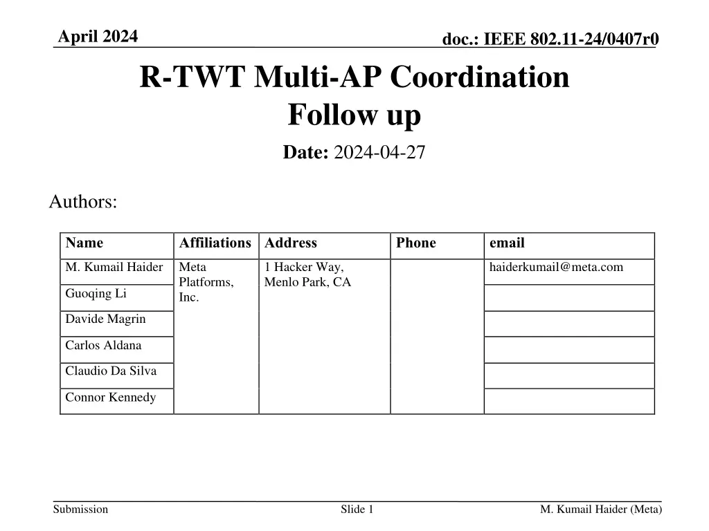 april 2024 n.w