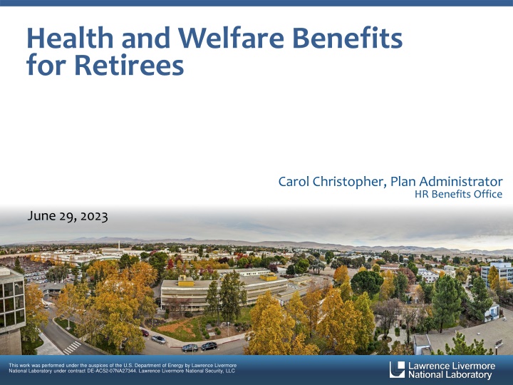 Health and Welfare Benefits for Retirees: Eligibility and Coverage Details