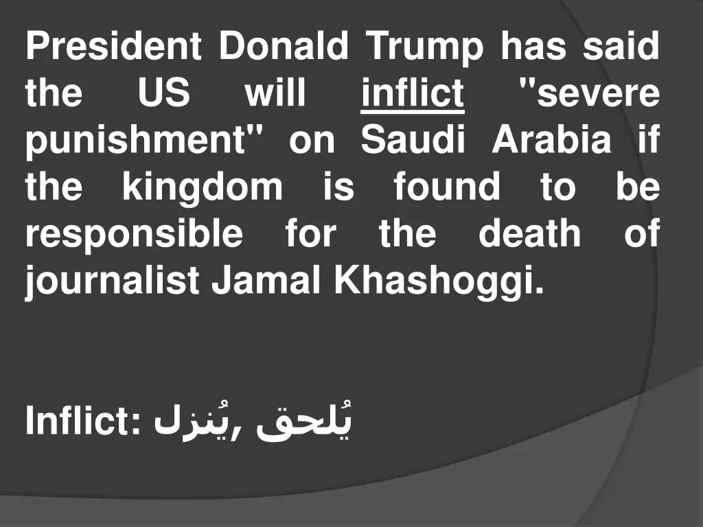 president donald trump has said the us will n.w