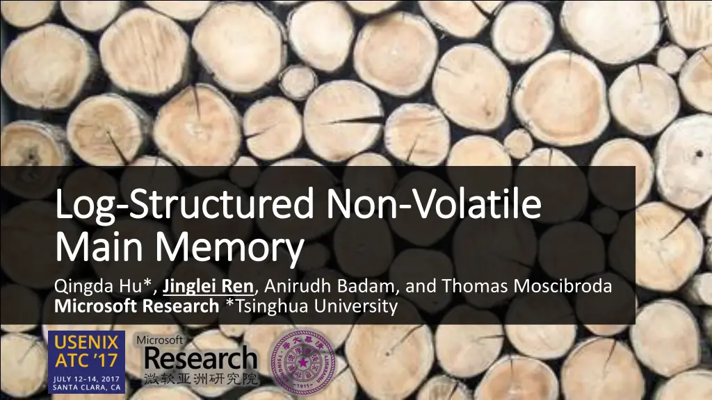 log log structured non structured non volatile n.w