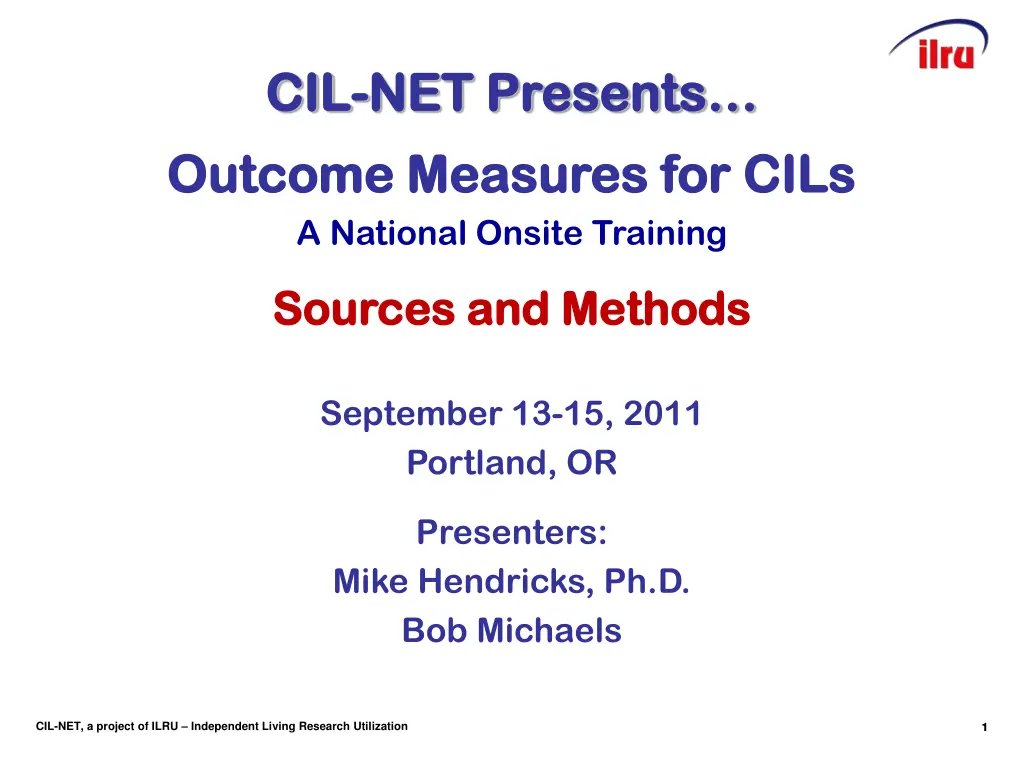 cil cil net presents net presents outcome n.w