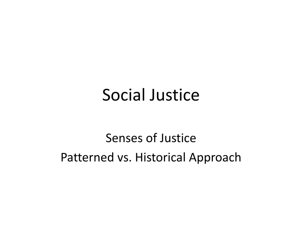social justice n.w
