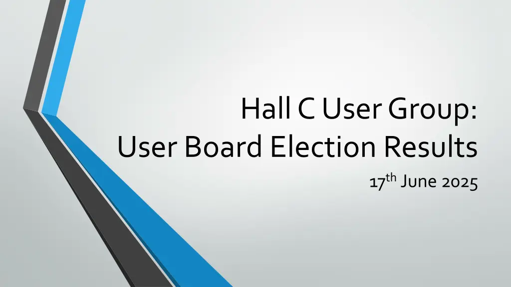 hall c user group n.w