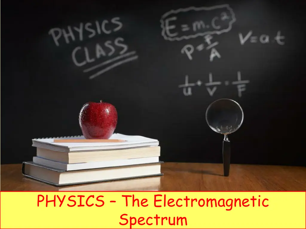 physics the electromagnetic spectrum n.w