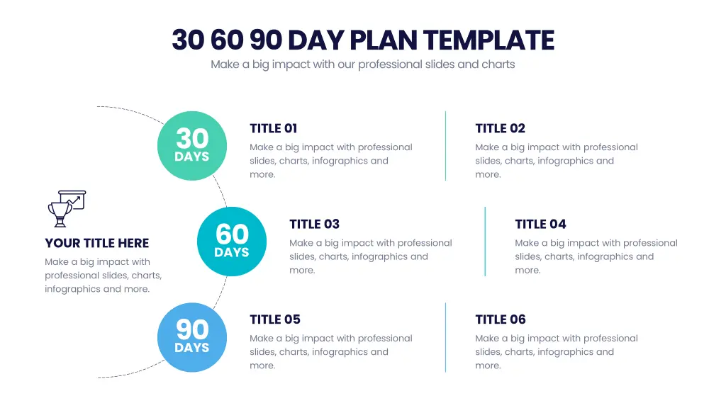 30 60 90 day plan template make a big impact with n.w