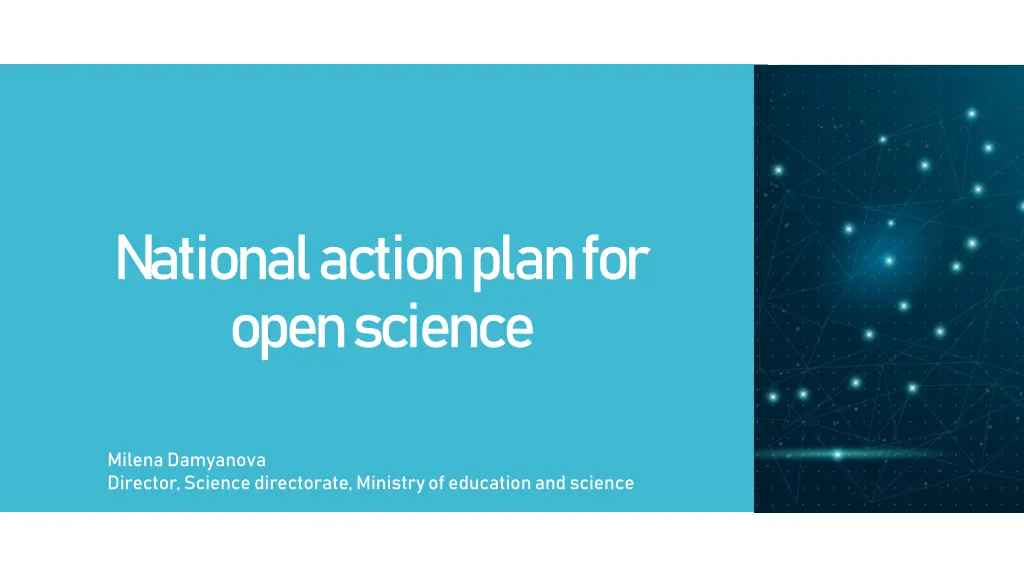 national action plan for open science n.w