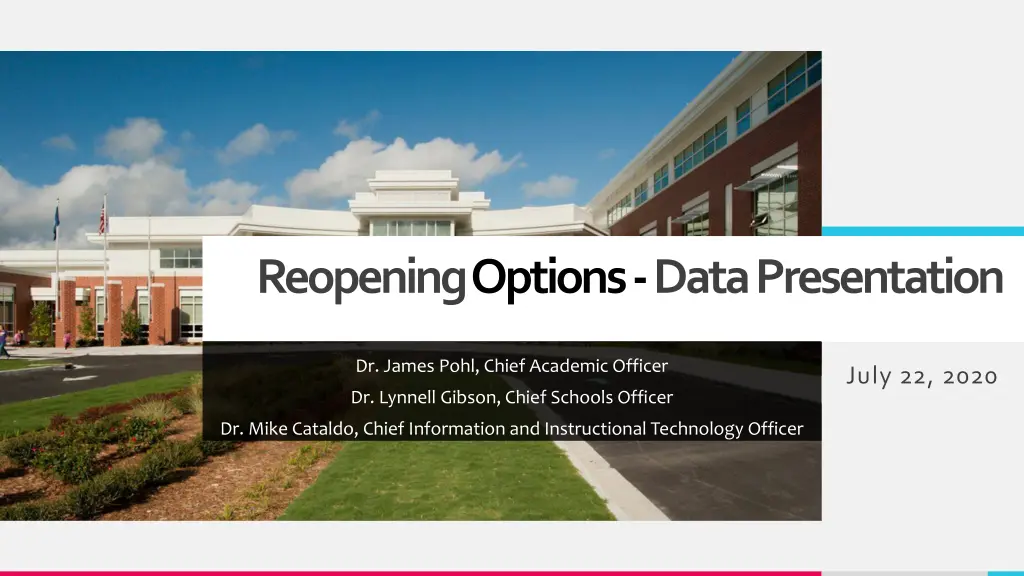 reopening options data presentation n.w