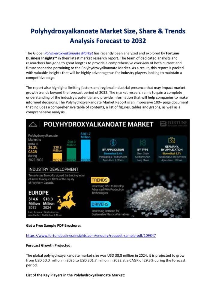 polyhydroxyalkanoate market size share trends n.w