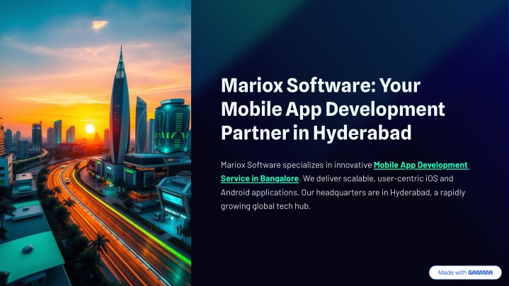 mariox software your mobile app development n.w