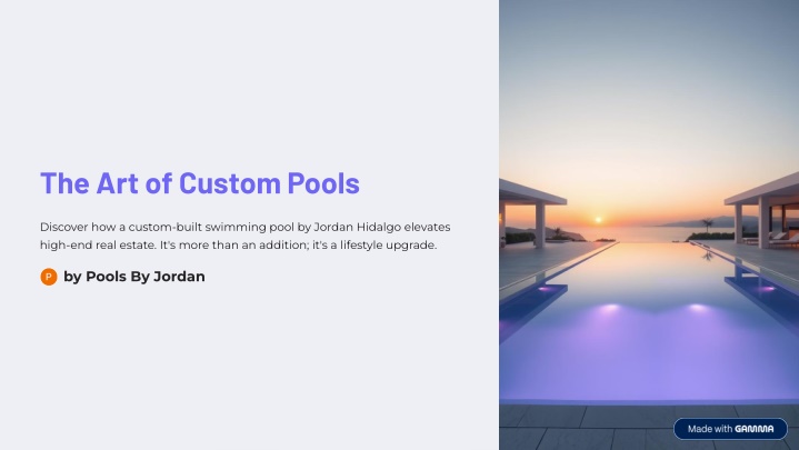the art of custom pools n.w