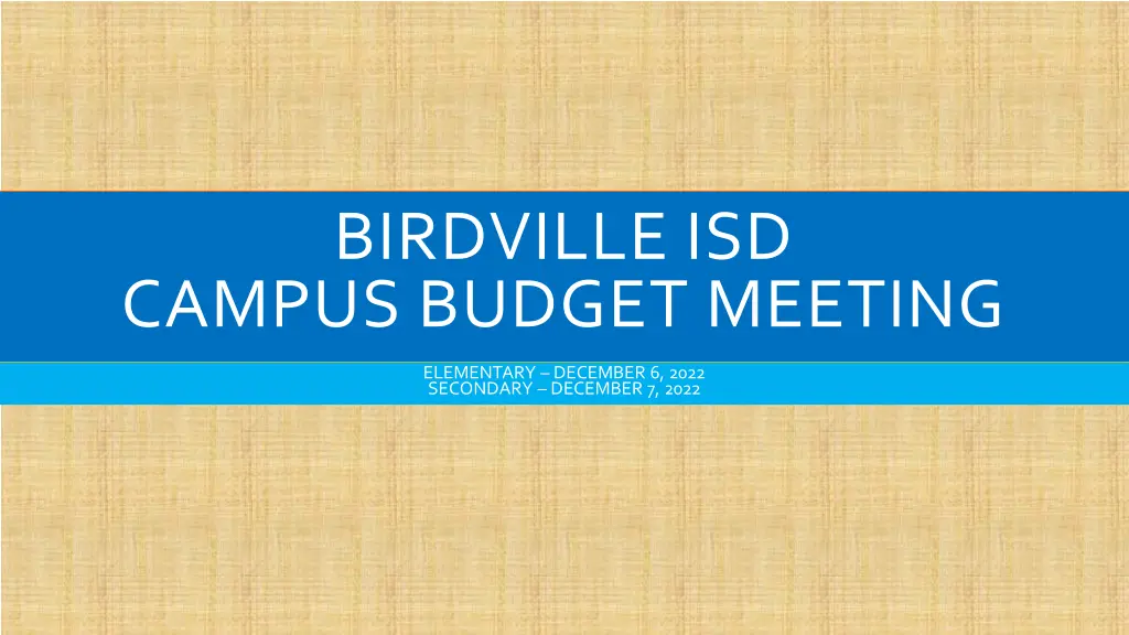 birdville isd campus budget meeting n.w
