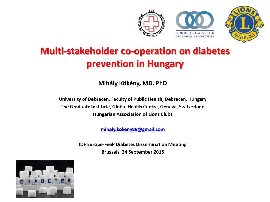 multi stakeholder co operation on diabetes n.w