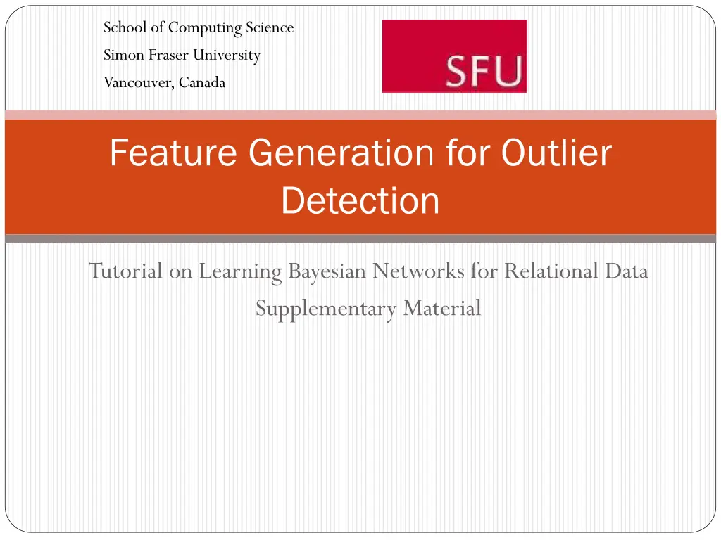 school of computing science simon fraser n.w