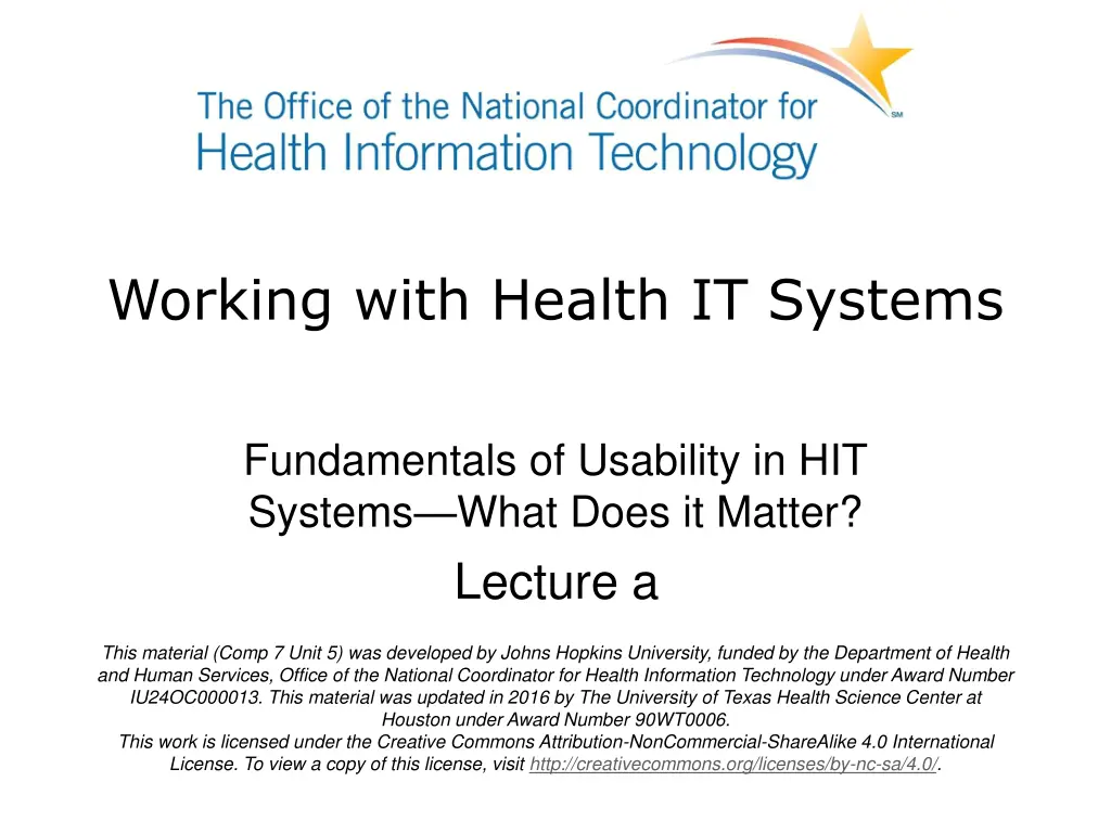 working with health it systems n.w
