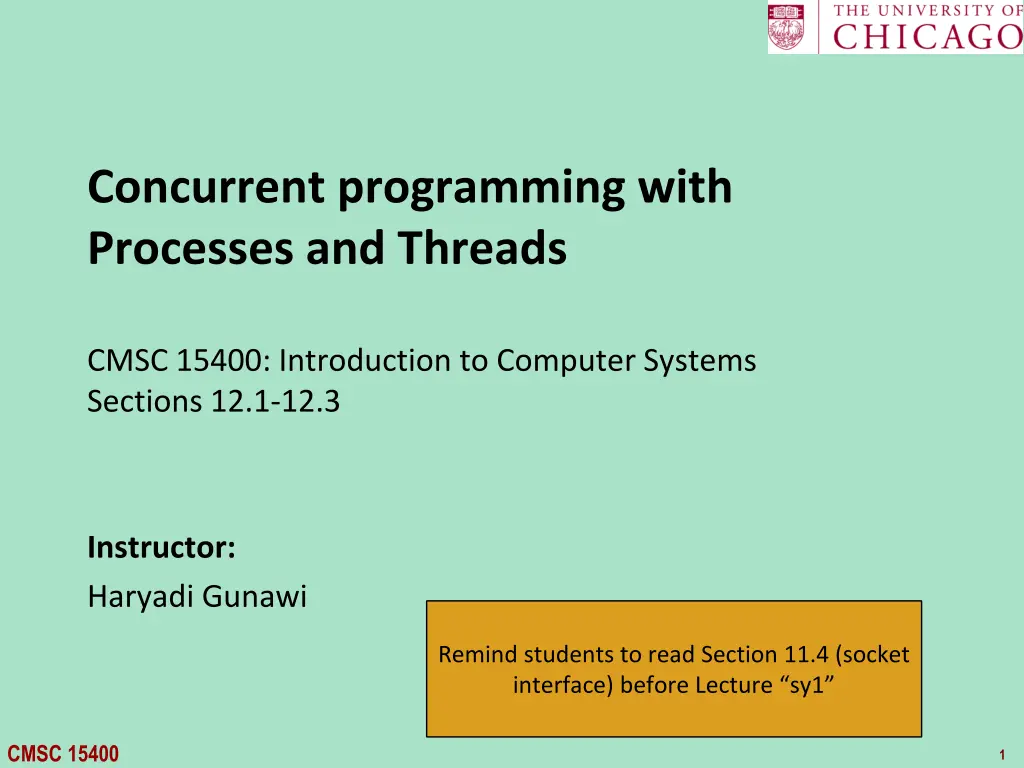 concurrent programming with processes and threads n.w