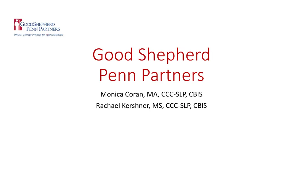 good shepherd penn partners n.w