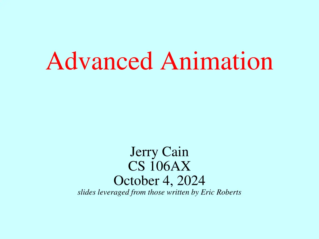 advanced animation n.w