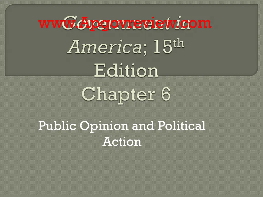 www apgovreview com n.w