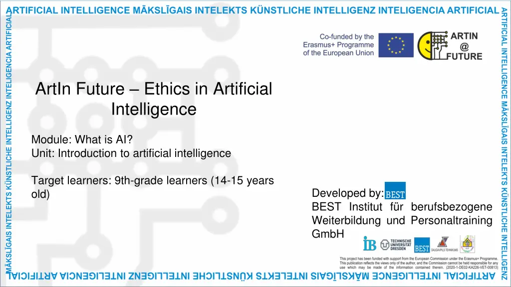 artin future ethics in artificial intelligence n.w