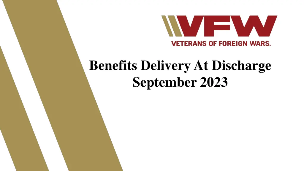 benefits delivery at discharge september 2023 n.w