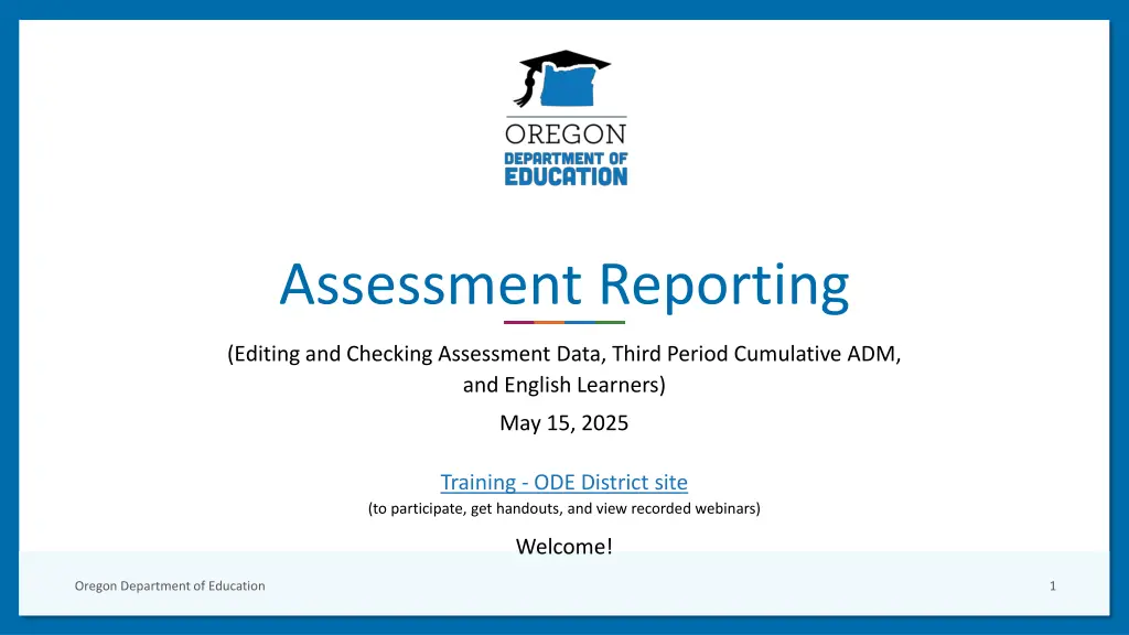 assessment reporting n.w