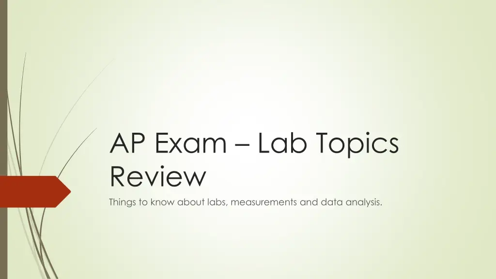 ap exam lab topics review things to know about n.w