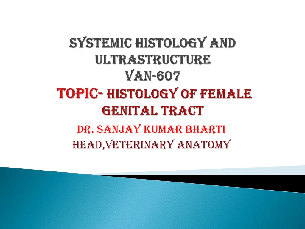 dr sanjay kumar bharti head veterinary anatomy n.w