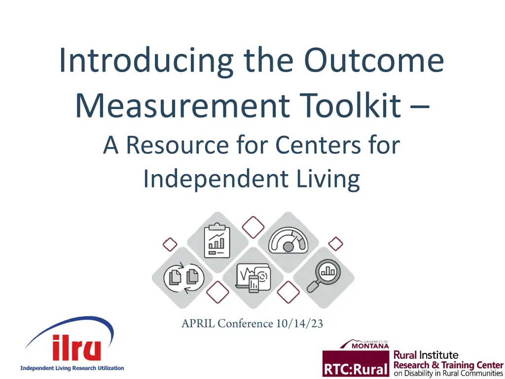 introducing the outcome measurement toolkit n.w