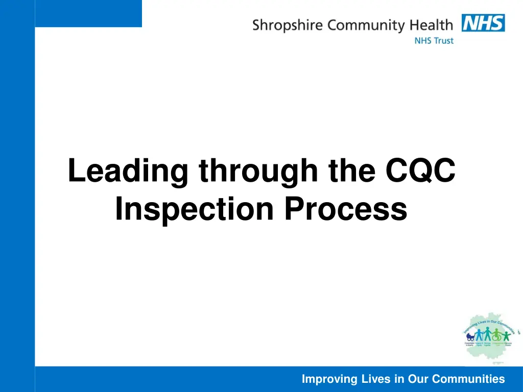 leading through the cqc inspection process n.w
