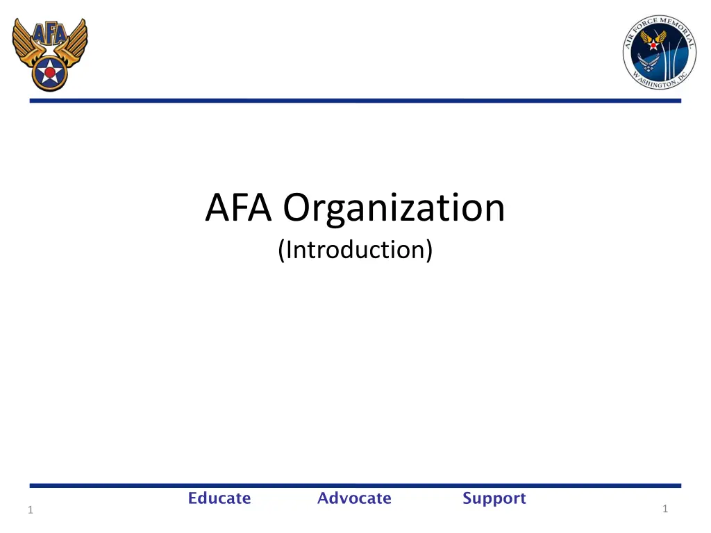 afa organization introduction n.w