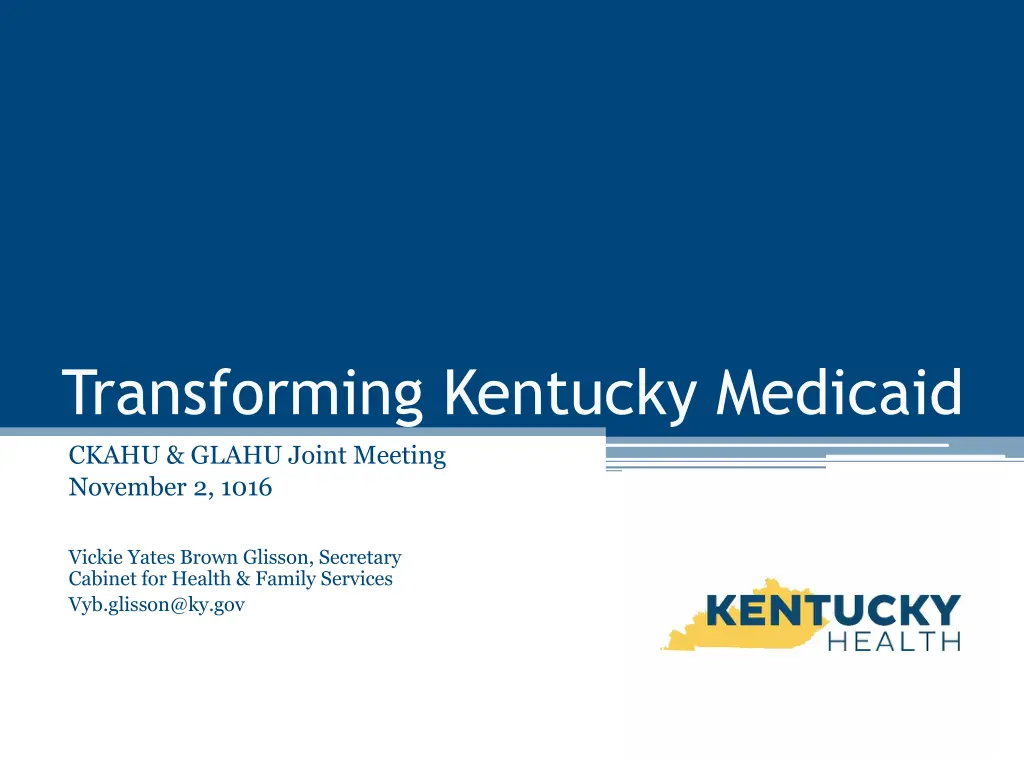 transforming kentucky medicaid n.w