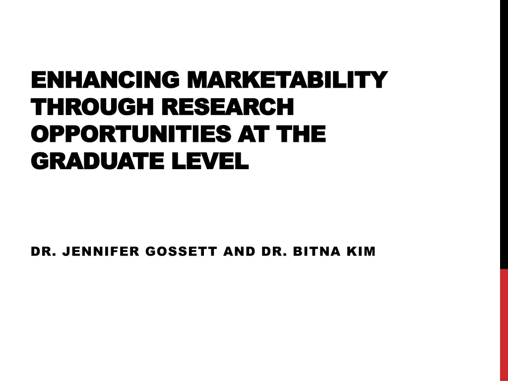 enhancing enhancing marketability marketability n.w