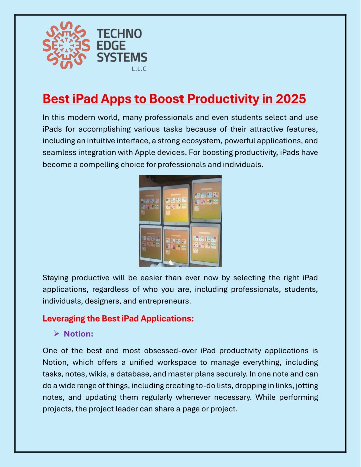 best ipad apps to boost productivity in 2025 n.w