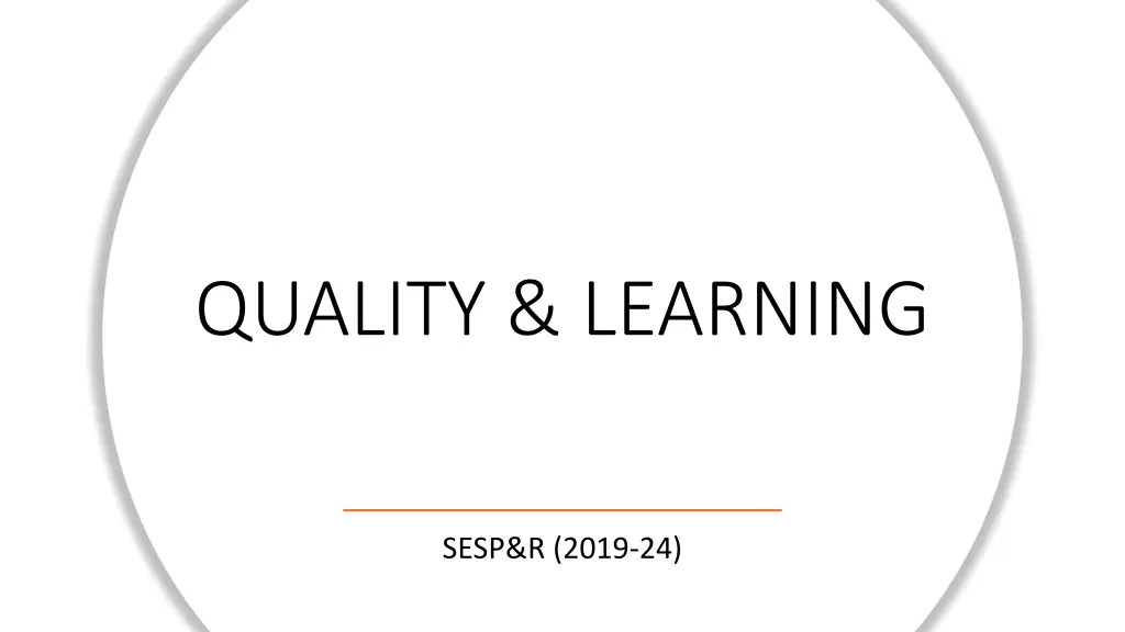 quality learning n.w
