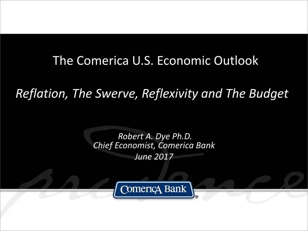 the comerica u s economic outlook n.w