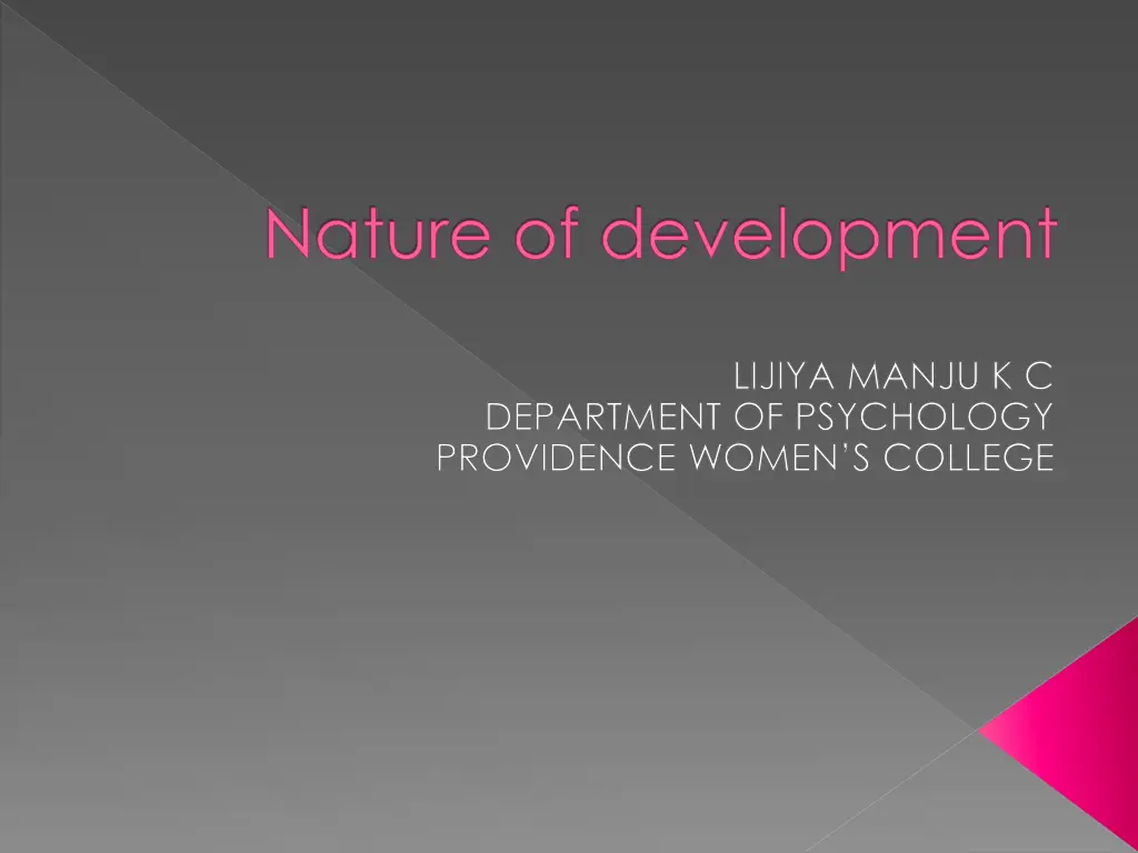 nature of development n.w
