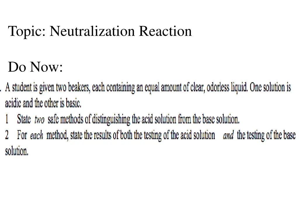topic neutralization reaction n.w