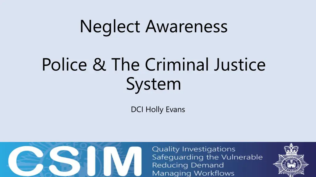 neglect awareness n.w