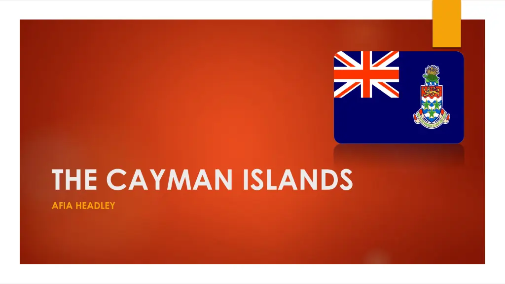 the cayman islands afia headley n.w
