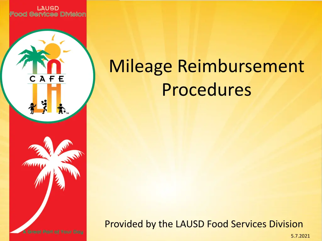 mileage reimbursement procedures n.w