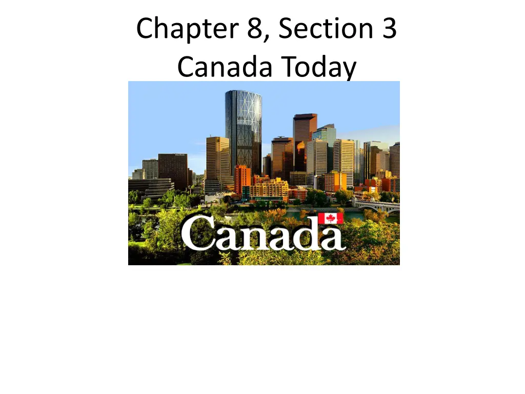 chapter 8 section 3 canada today n.w