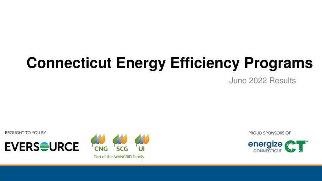 connecticut energy efficiency programs n.w