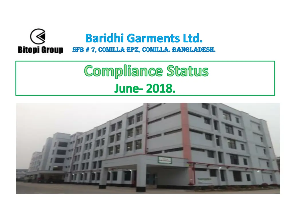 baridhi garments ltd sfb 7 comilla epz comilla n.w