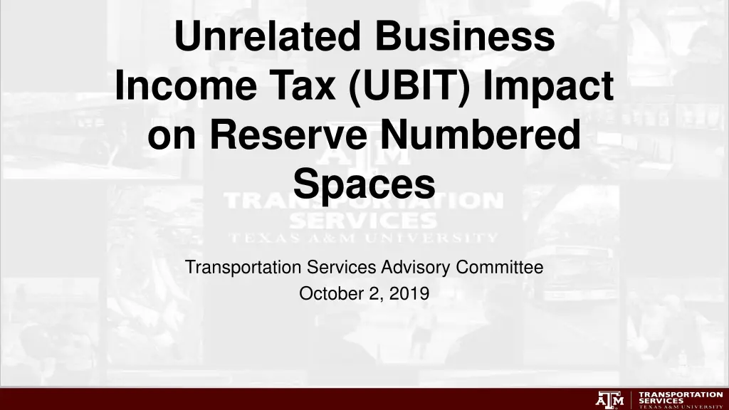 unrelated business income tax ubit impact n.w